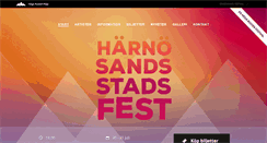 Desktop Screenshot of harnosandsstadsfest.se