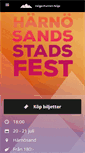 Mobile Screenshot of harnosandsstadsfest.se